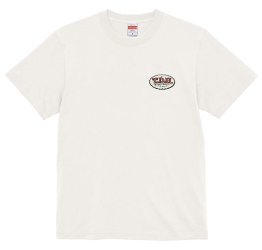 THE DOPE HANGOUT HOT ROD DOG TEE バニラホワイト