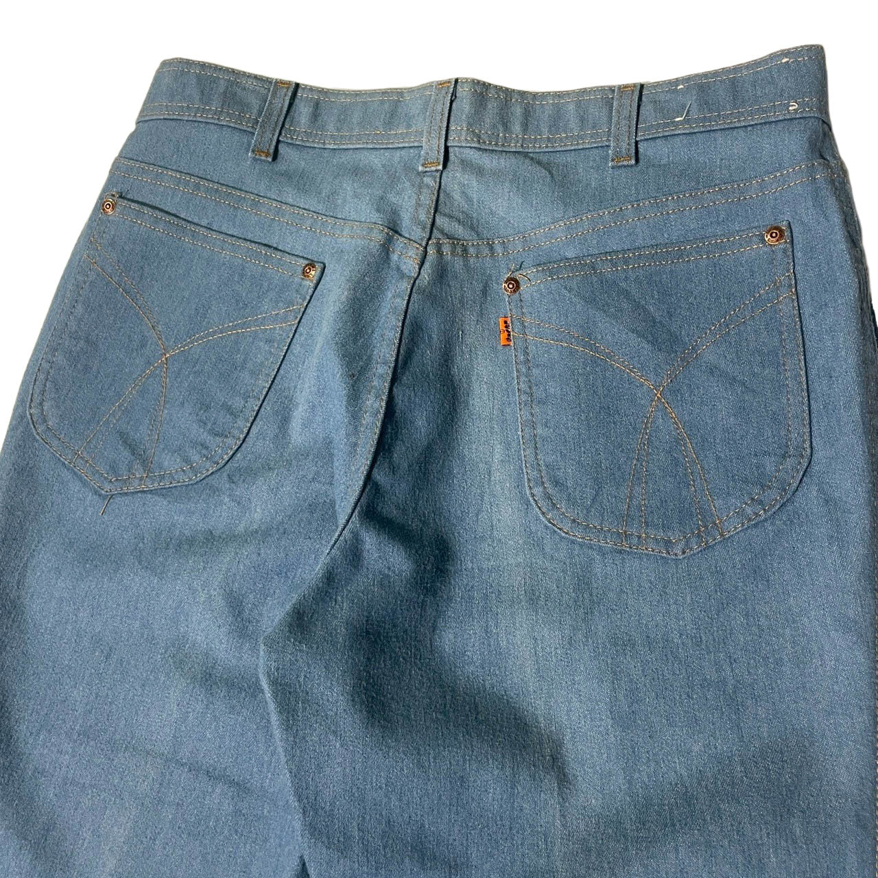 No.4【80s Levi's for Men】"517-06" 希少USA製 ストレッチ・ブーツカット [SAX BLUE]