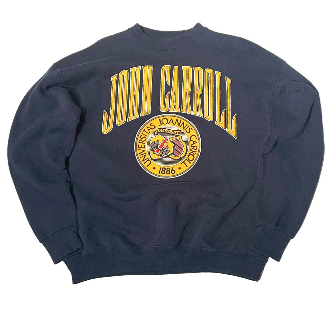 No.8 【90s Galt Sand × John Carroll University】USA製 クルーネックスウェット [ネイビー]