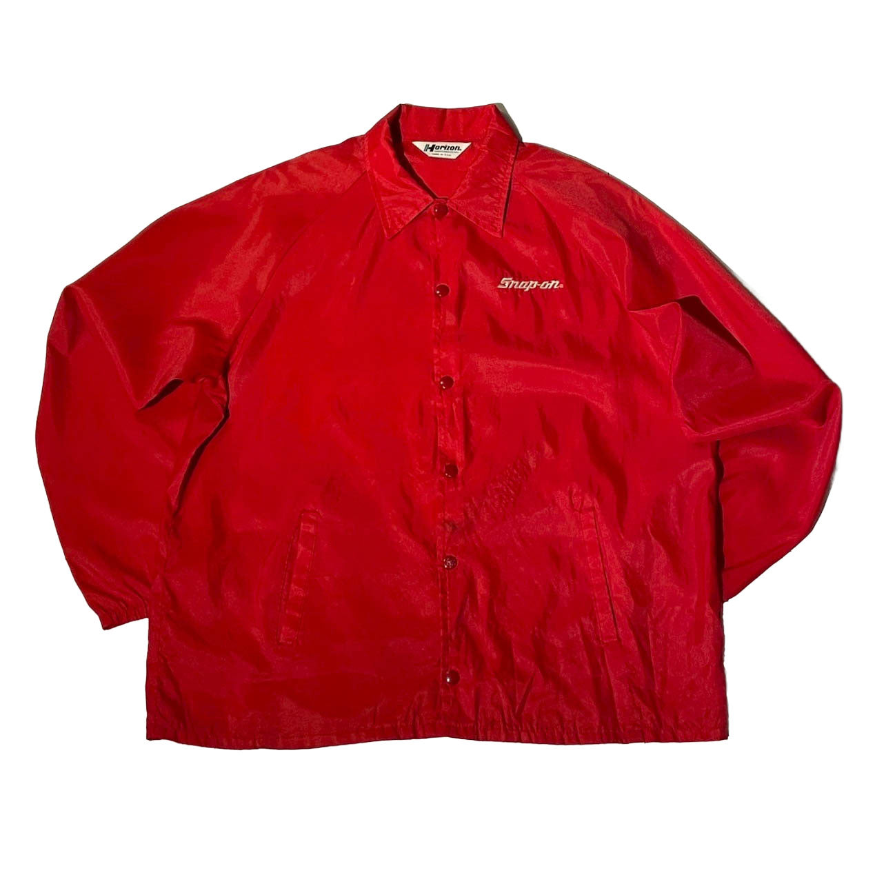 No.2【70s-80s Horizon】"Snap-on" 希少USA製 ヴィンテージ コーチジャケット [RED]