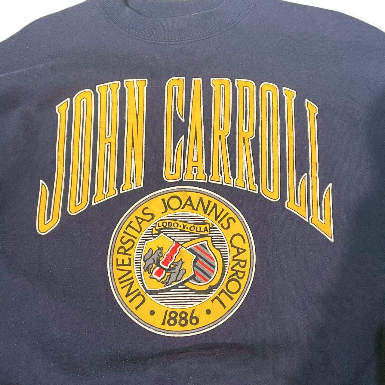 No.8 【90s Galt Sand × John Carroll University】USA製 クルーネックスウェット [ネイビー]