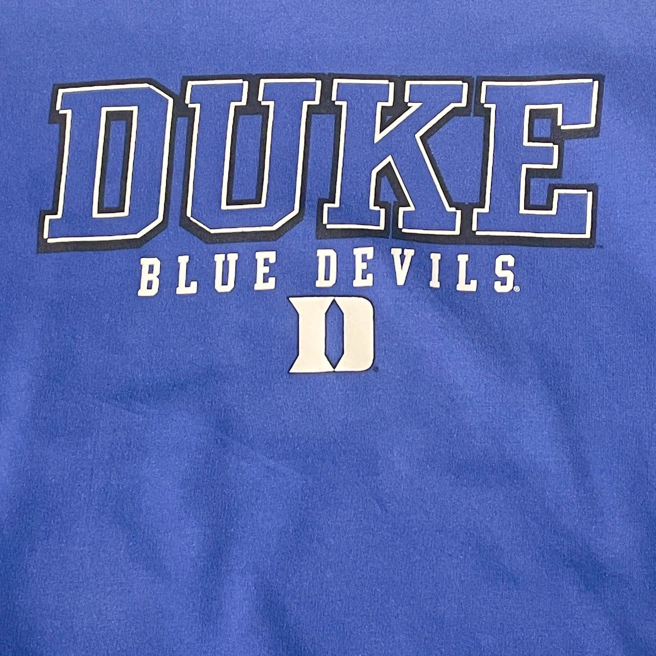 No.13  【Champion ECO × Duke Blue Devils】MADE IN HONDURAS クルーネックスウェット [ロイヤルブルー]