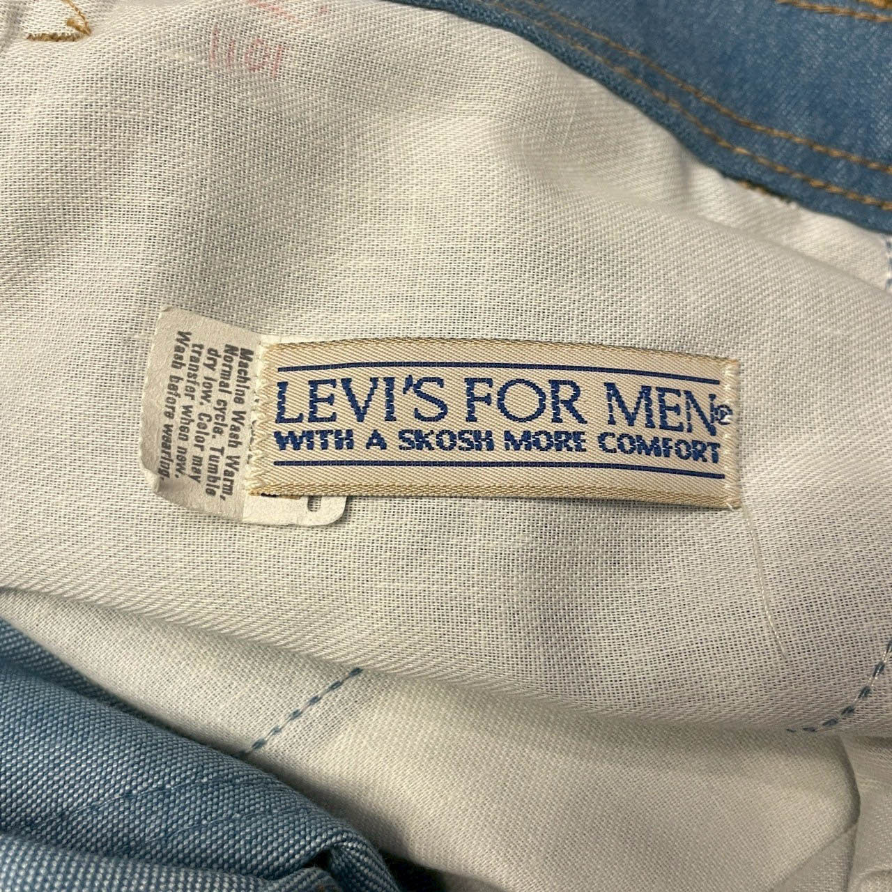 No.4【80s Levi's for Men】"517-06" 希少USA製 ストレッチ・ブーツカット [SAX BLUE]