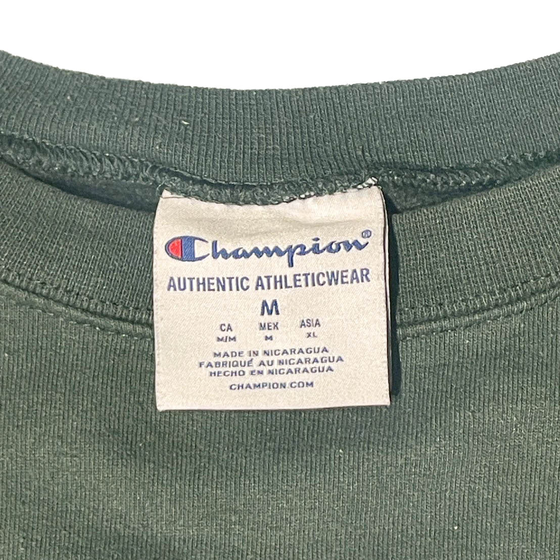 No.12  【Champion × Northwest Missouri State Bearcats】刺繍ロゴ クルーネックスウェット [ダークグリーン]