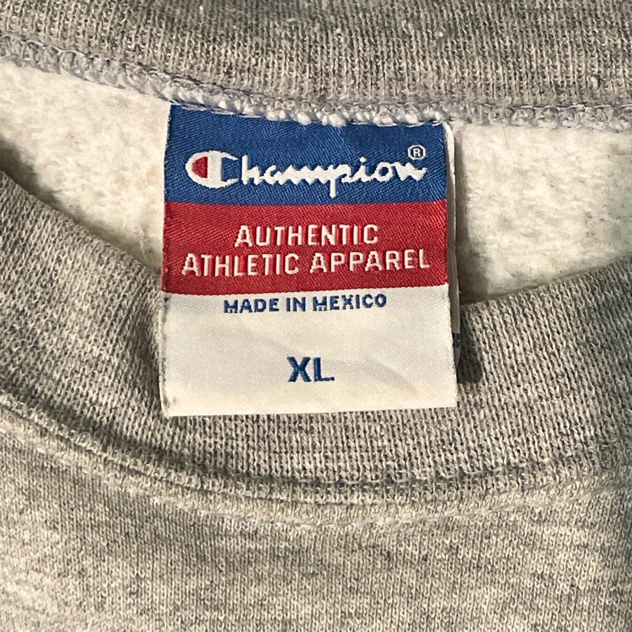 No.10  【90s Champion × Carolina Law】MADE IN MEXICO クルーネックスウェット [グレー]