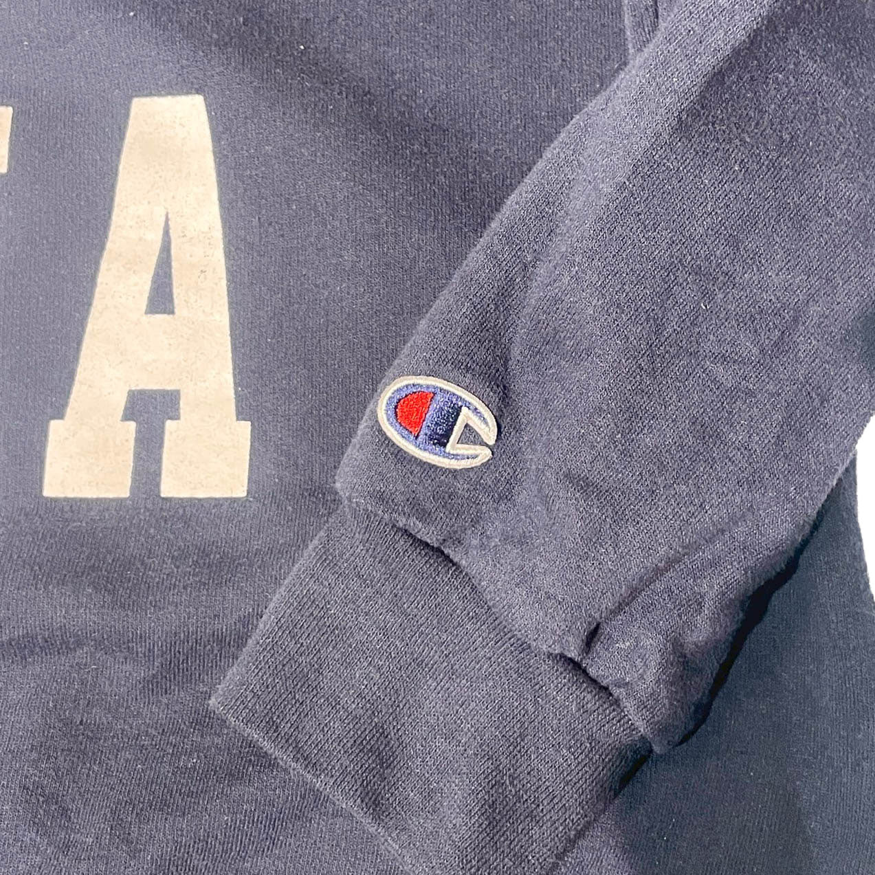 No.15  【Champion ECO × Theta Phi Alpha】MADE IN EL SALVADOR カレッジスウェット [ネイビー]