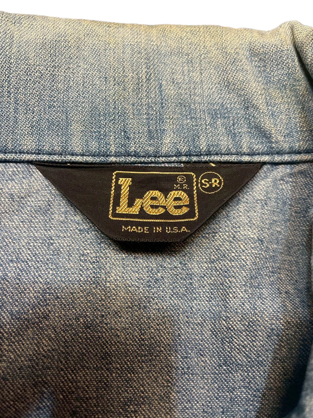 No.3【70s Lee】"91-LB" 希少USA製 ヴィンテージ デニムワークシャツジャケット small regular　[INDIGO]