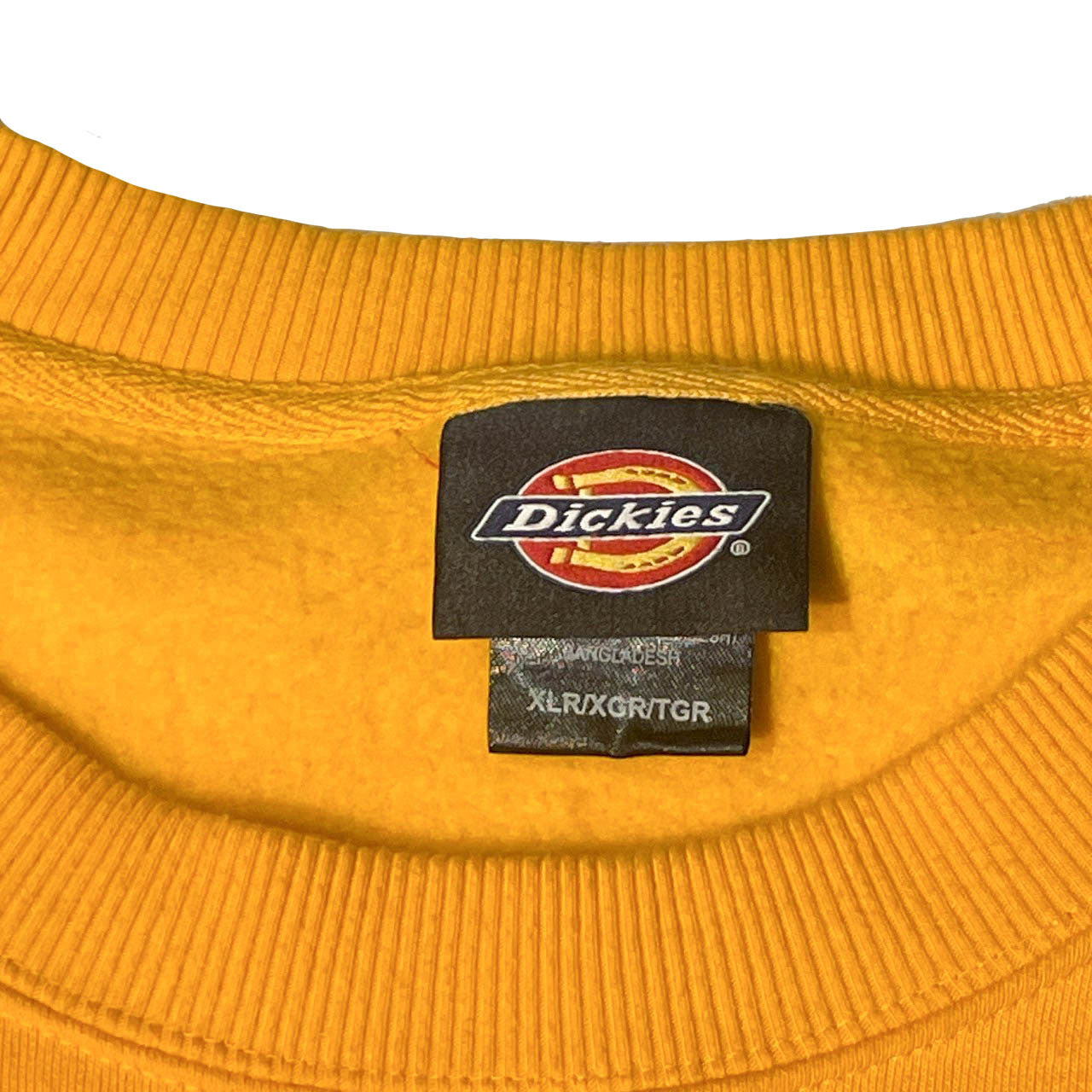 No.11  【Dickies】刺繍ロゴ クルーネックスウェット [イエロー / マスタード]