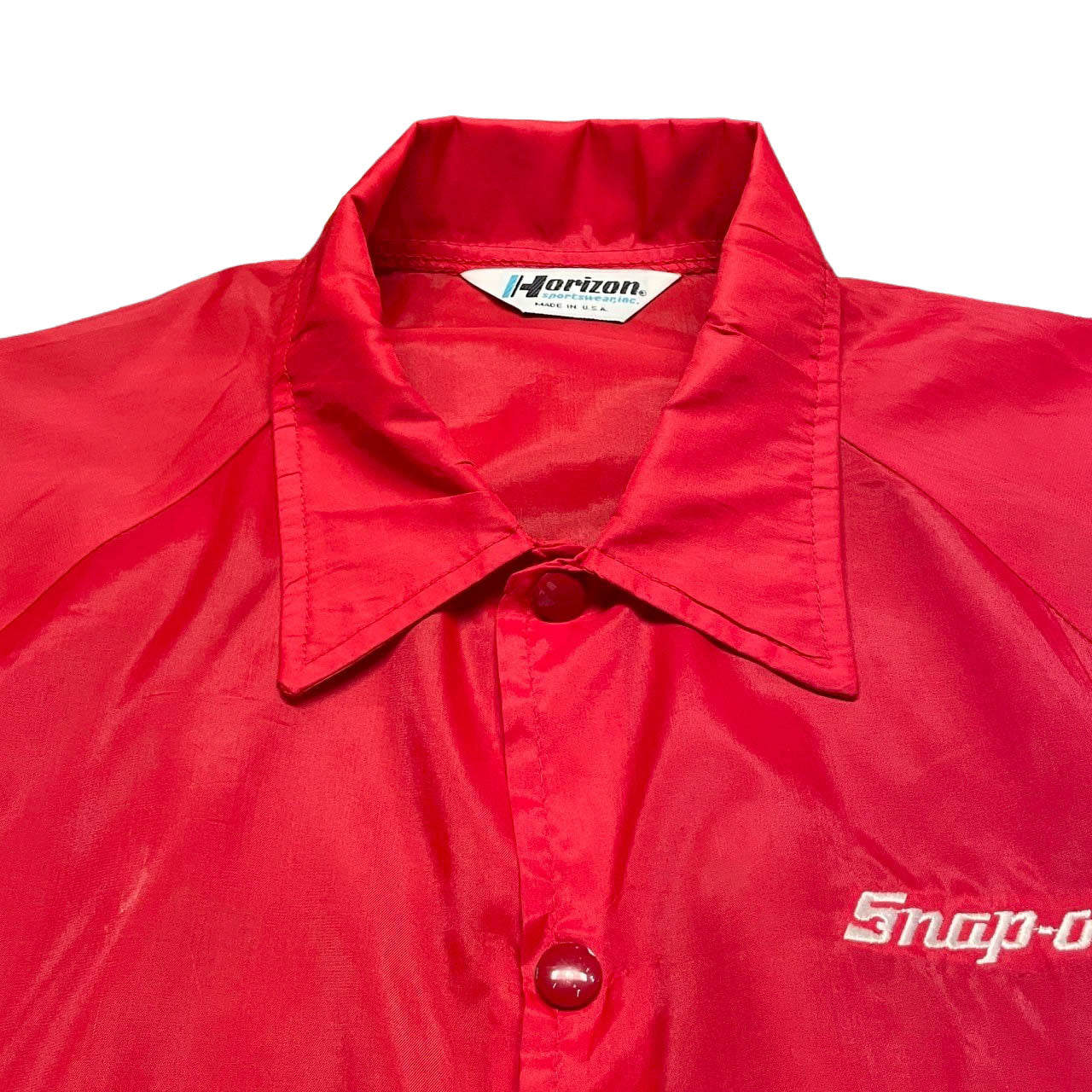 No.2【70s-80s Horizon】"Snap-on" 希少USA製 ヴィンテージ コーチジャケット [RED]