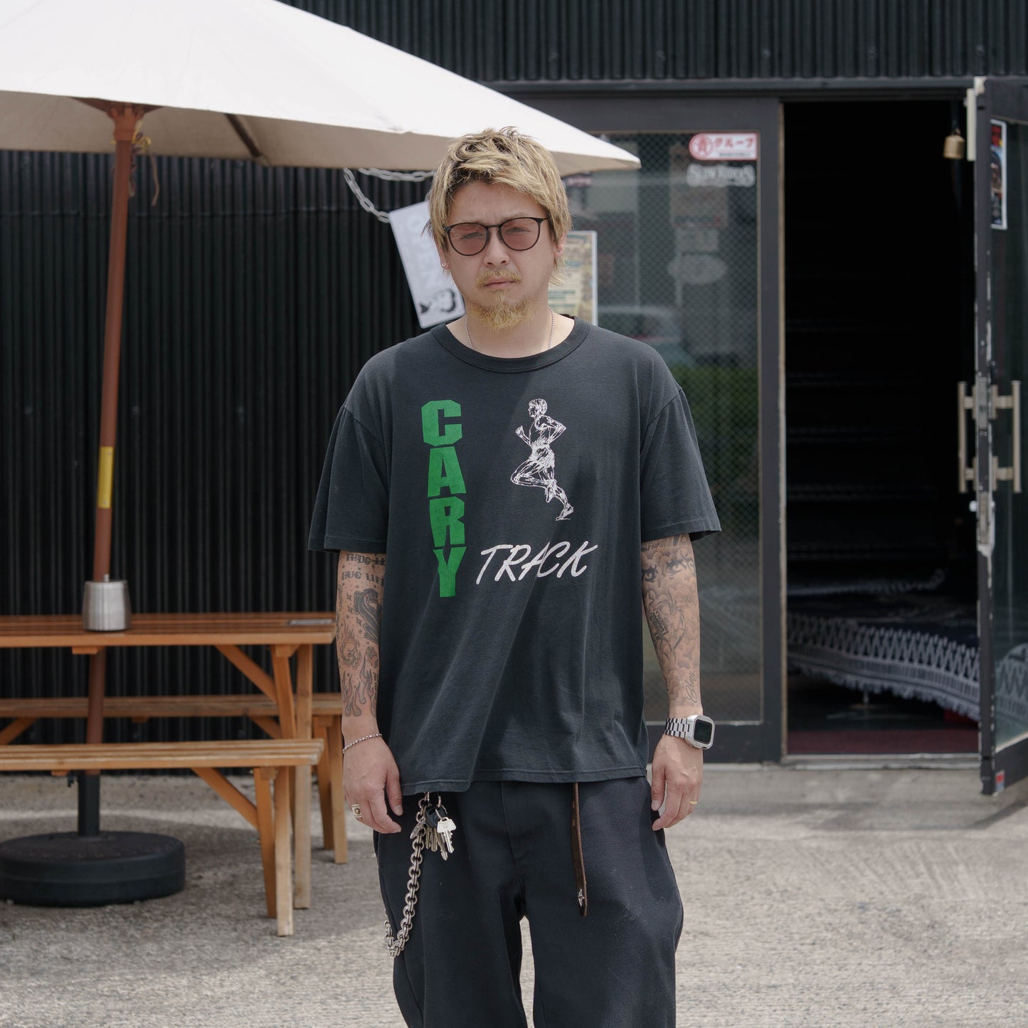 【No.50 90’s “RUSSELL ATHLETIC” CARY TRACK T-Shirt / MADE IN U.S.A. [XL]】