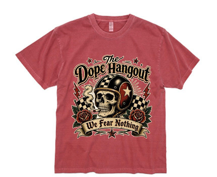 The Dope Hangout "WE FEAR NOTHING vol.2"Tee ヴィンテージレッド