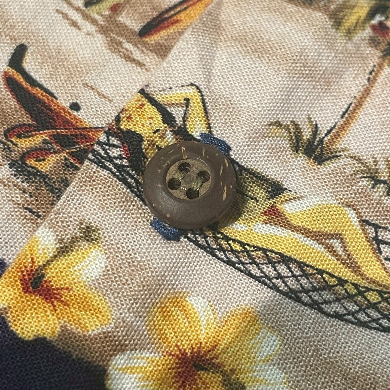 No.18  【RJC LTD.】MADE IN HAWAII アロハシャツ ボーダーパネル [パープル]