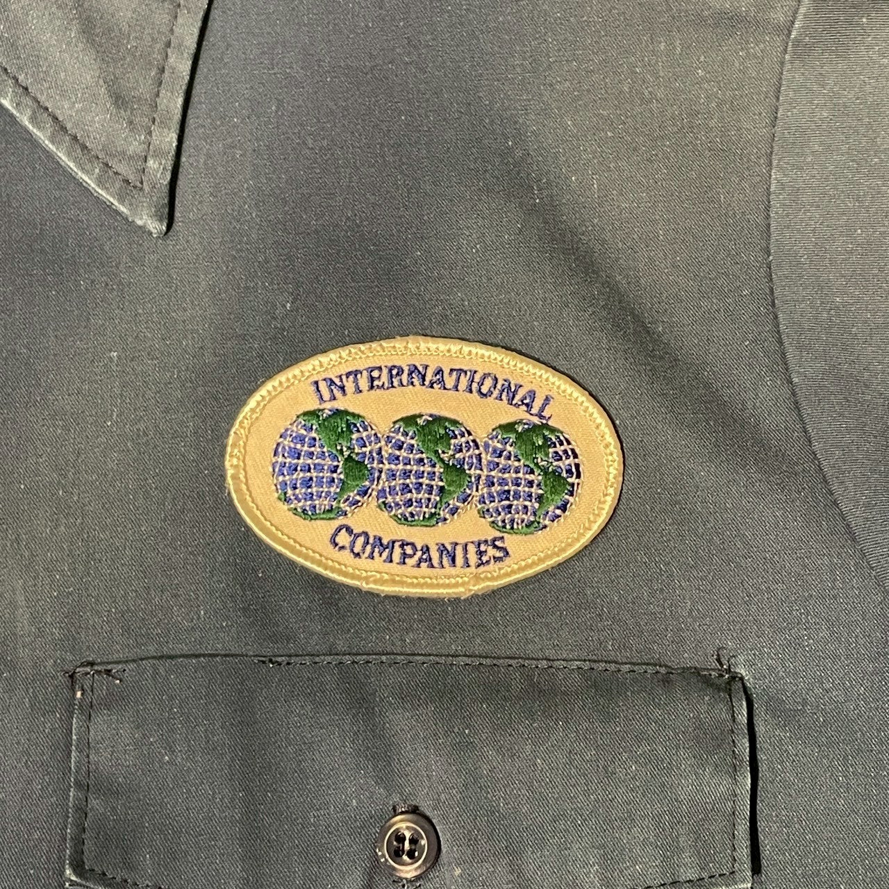 No.25  【Dickies × International Companies】ワークシャツ 半袖 [スレートブルー] MADE IN U.S.A.