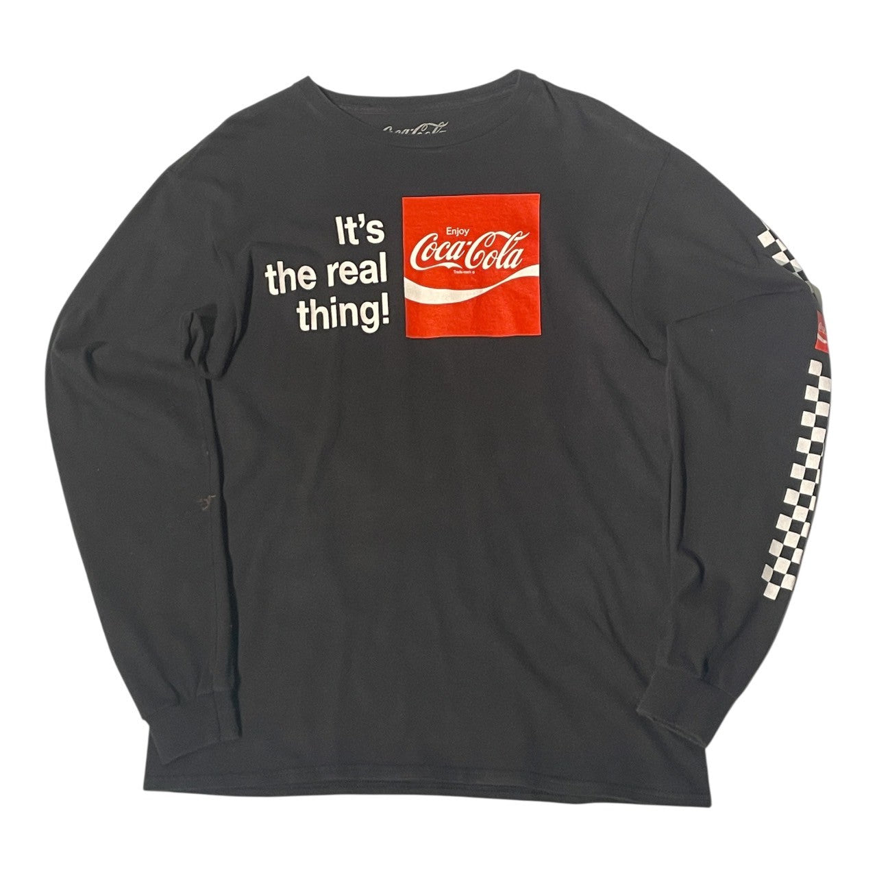 No.26 【Coca-Cola】“It’s the real thing!” ロングスリーブTシャツ [ブラック]