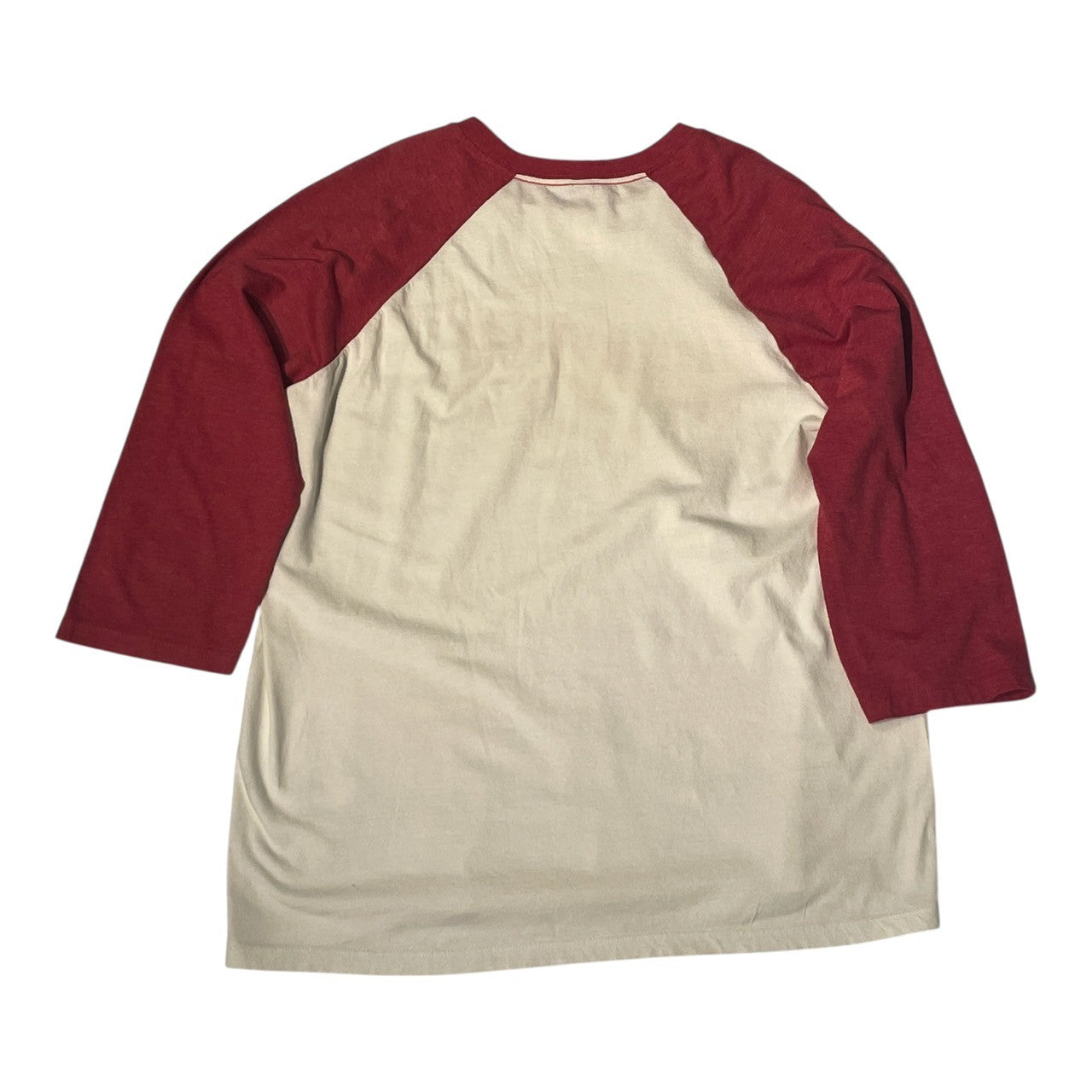 No.27 【LA Dodgers × USC Night】ラグランロングスリーブTシャツ [オフホワイト×バーガンディ]