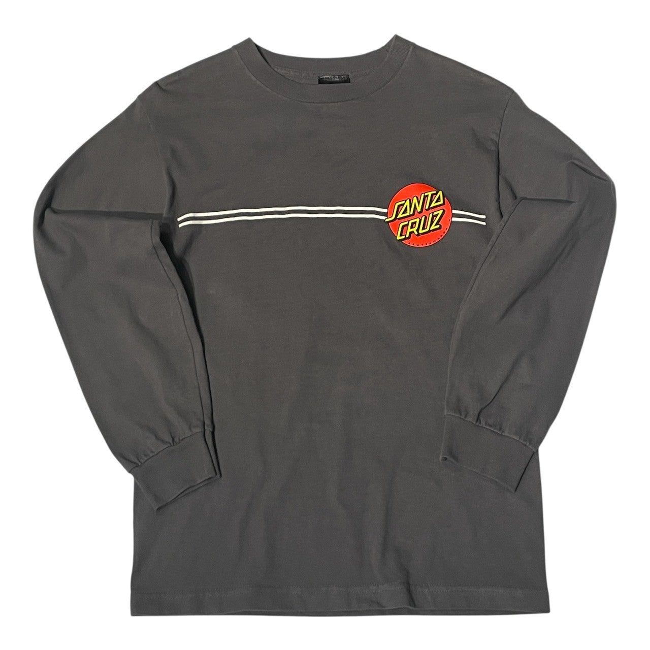 No.28 【Santa Cruz Skateboards】クラシックドット ロングスリーブTシャツ [チャコール]