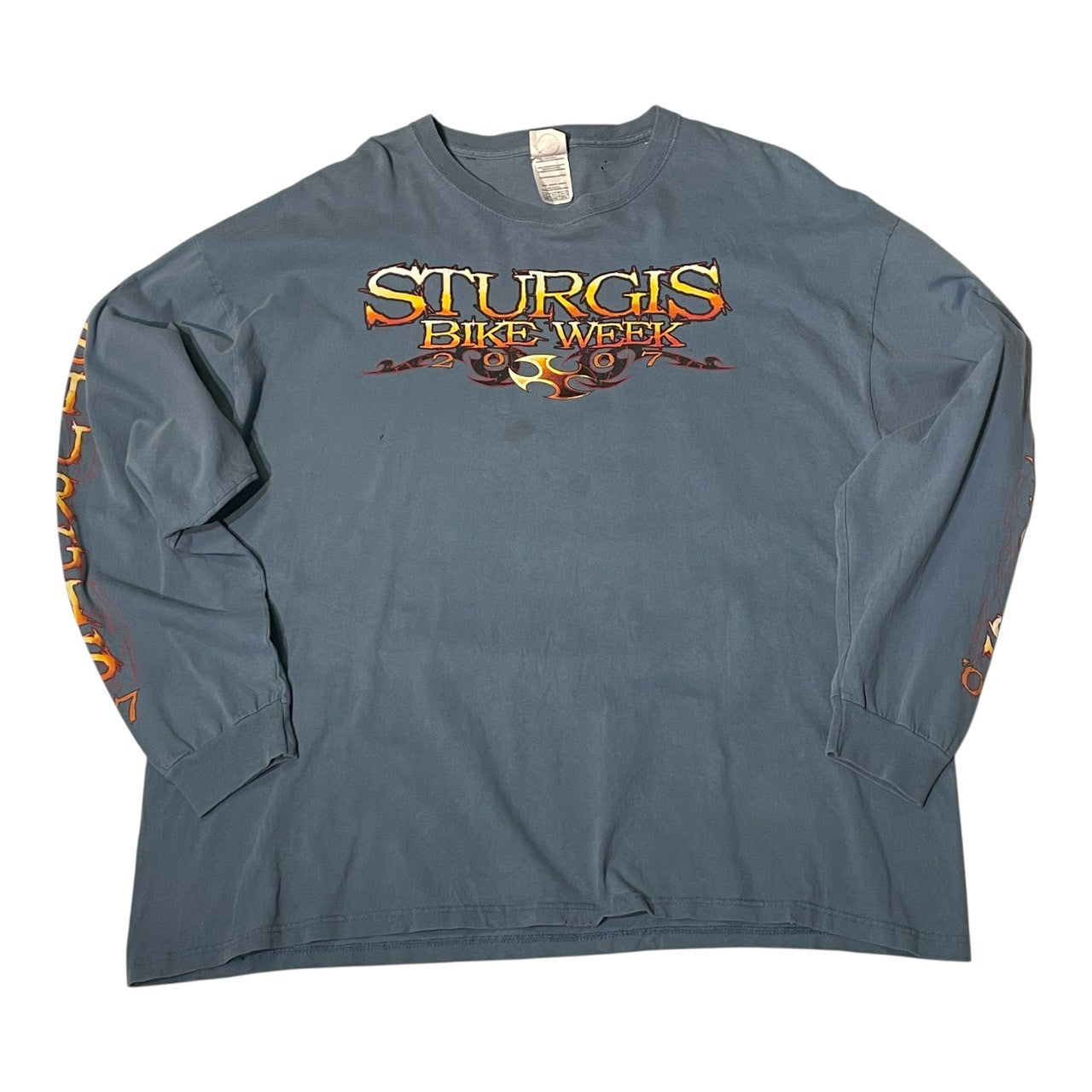 No.31 【Sturgis Bike Week 2007 / DELTA】バイクイベント ロングスリーブTシャツ [スティールブルー]