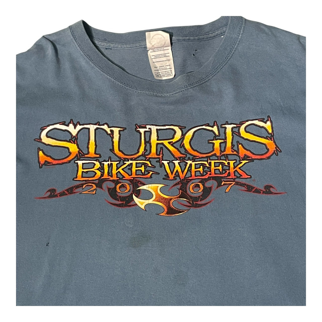 No.31 【Sturgis Bike Week 2007 / DELTA】バイクイベント ロングスリーブTシャツ [スティールブルー]