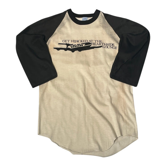 No.35 【Hearthside Lounge / THE KNITS】ラグランスリーブ Tシャツ [ナチュラル×ブラック]