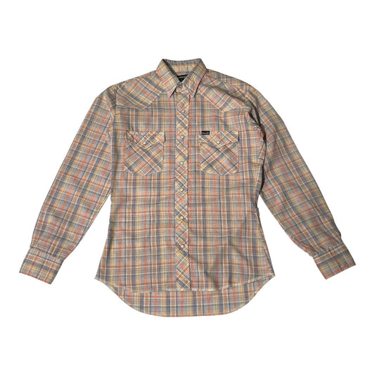 No.36  【Wrangler】ウエスタンシャツ チェック柄 [マルチカラー]