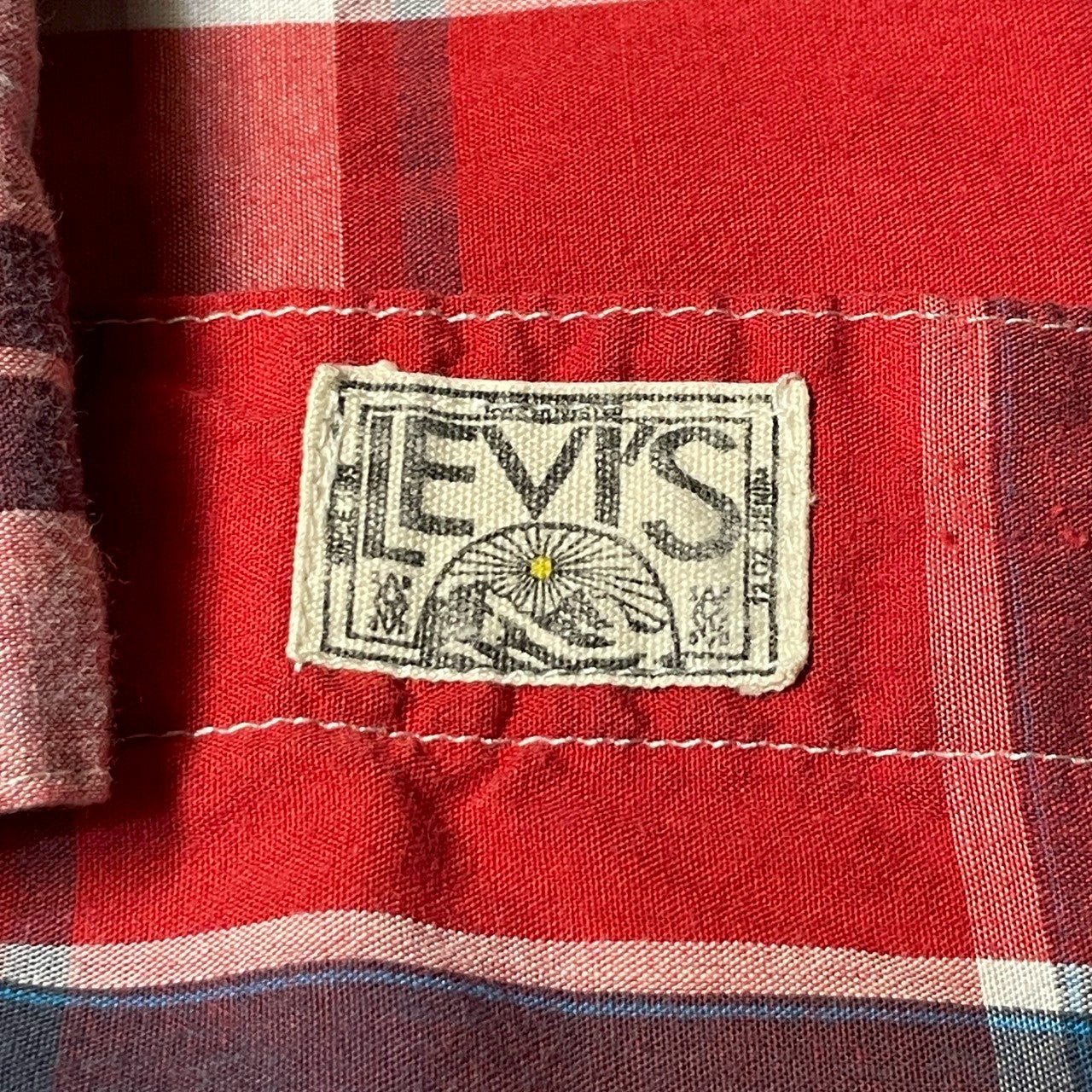 No.37 【Levi’s】ウエスタンシャツ チェック柄 [レッド]