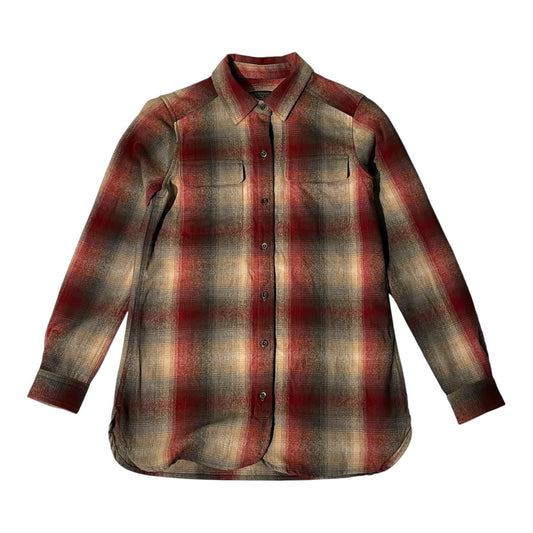 No.38 【Pendleton】ウールシャツ オンブレチェック [レッド×グレー]