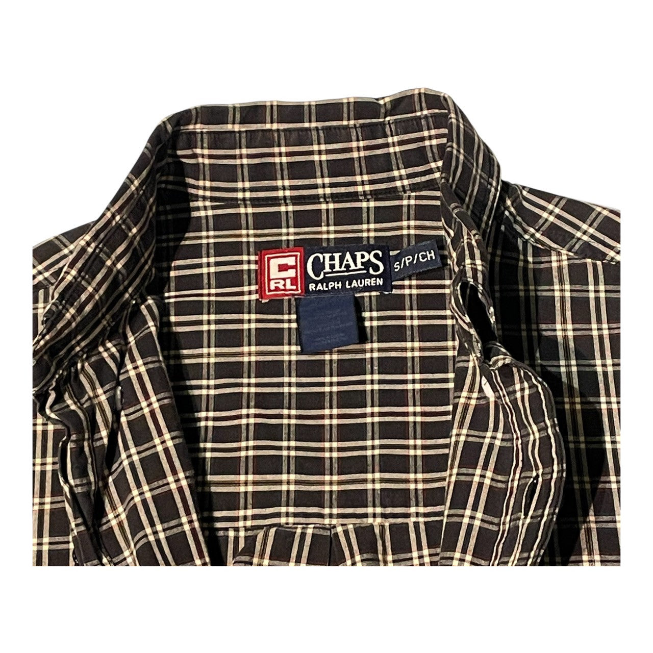 No.40 【CHAPS RALPH LAUREN】チェックシャツ [ブラック×オフホワイト]