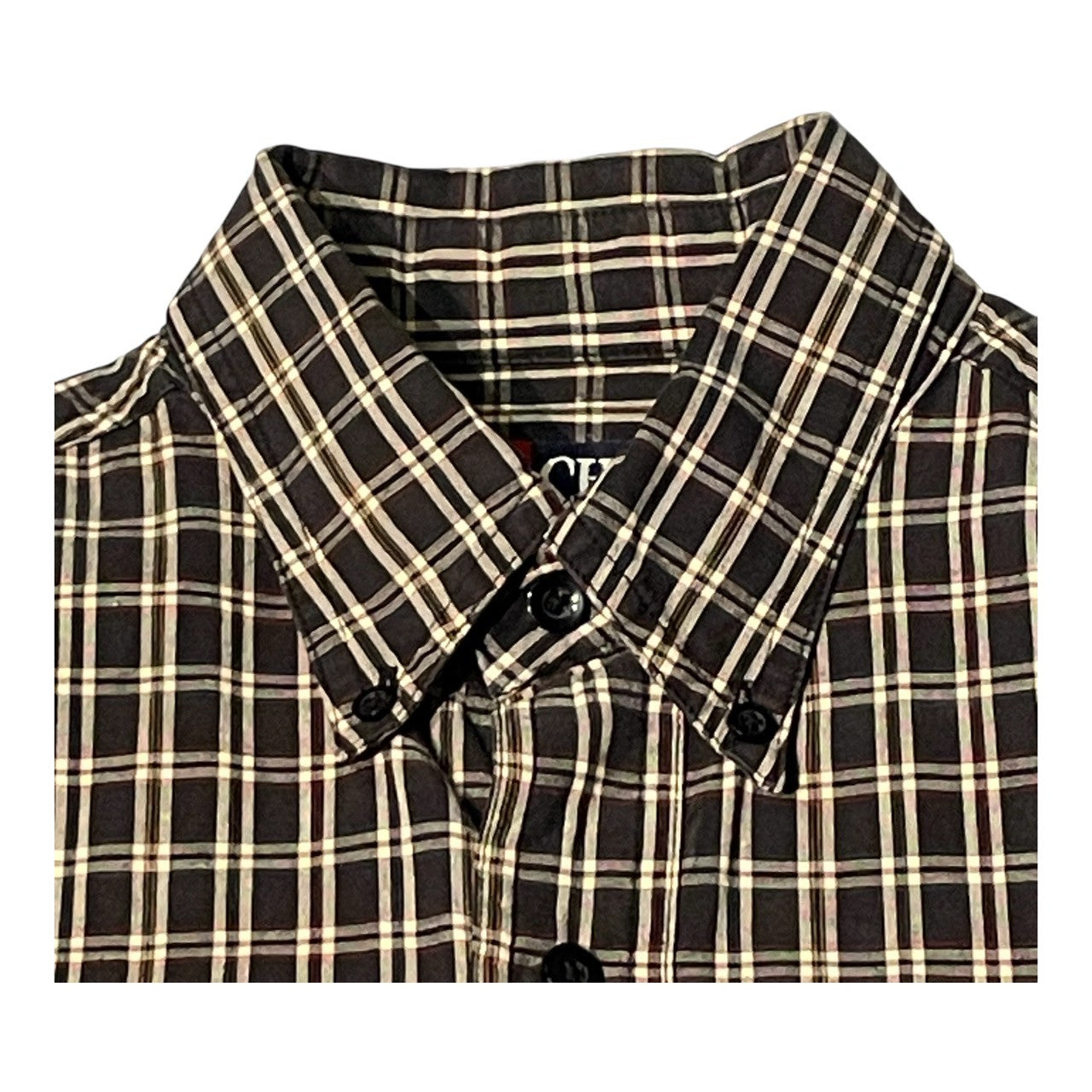 No.40 【CHAPS RALPH LAUREN】チェックシャツ [ブラック×オフホワイト]