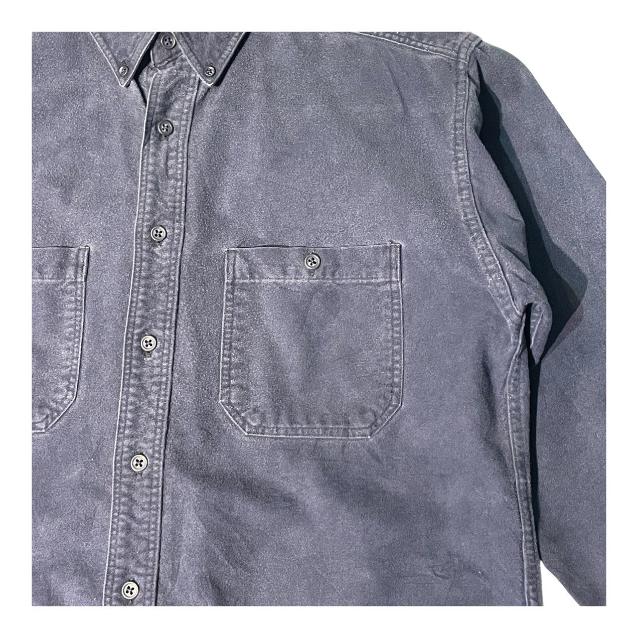 No.41 【L.L.Bean】シャモアクロスシャツ 無地 [フェードブラック]