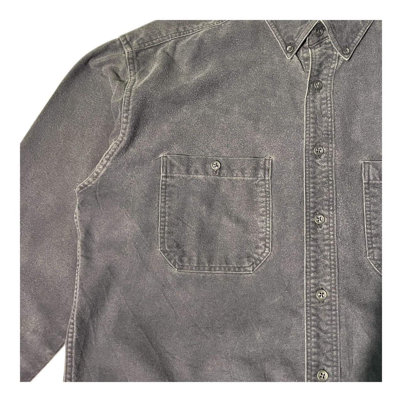 No.41 【L.L.Bean】シャモアクロスシャツ 無地 [フェードブラック]