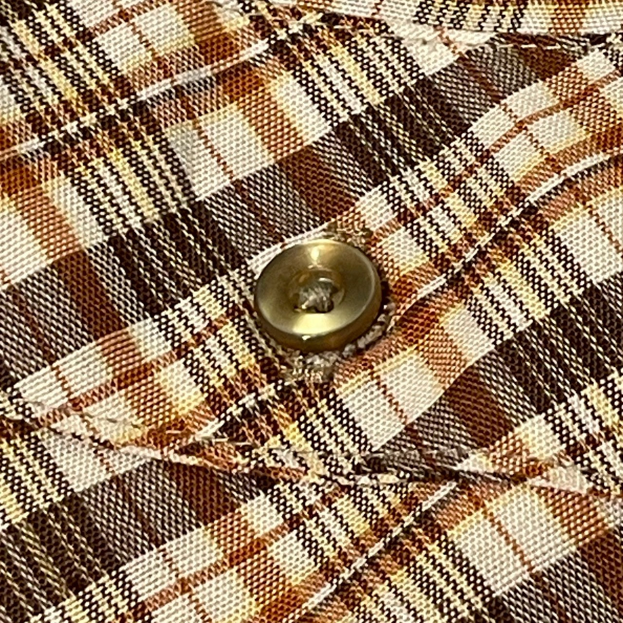No.43 【BIG MAC / JCPenney】チェックシャツ [ブラウン×オレンジ]