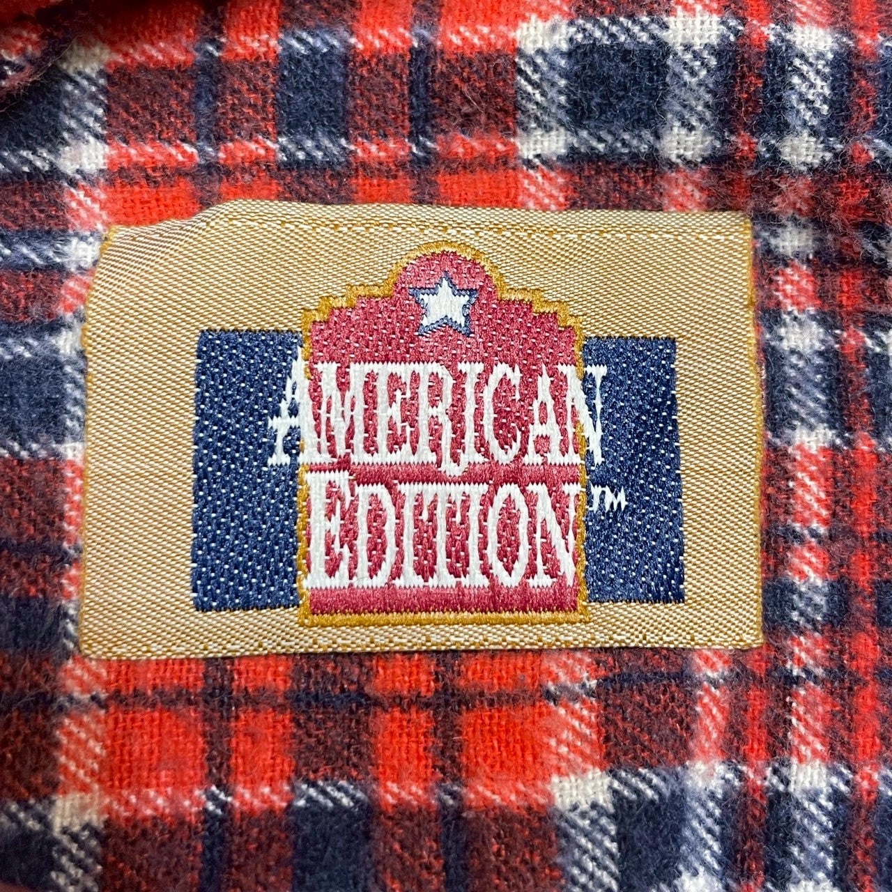 No.44 【AMERICAN EDITION】フランネルシャツ チェック柄 [レッド×ネイビー]