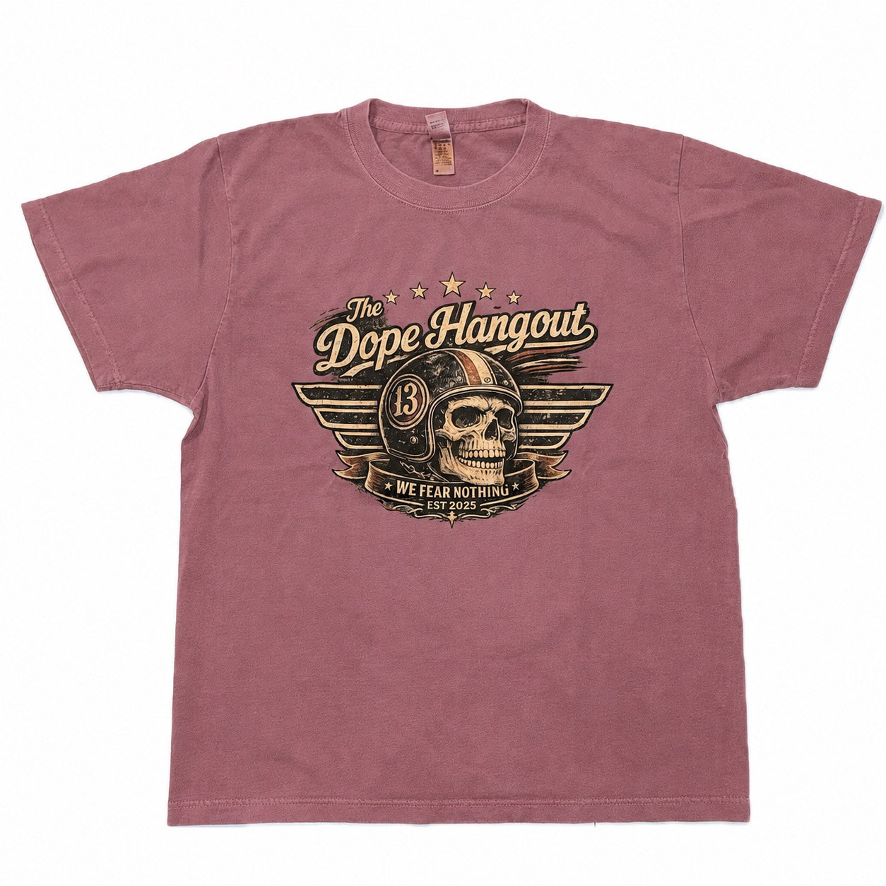 The Dope Hangout "WE FEAR NOTHING" Tee ヴィンテージパープル
