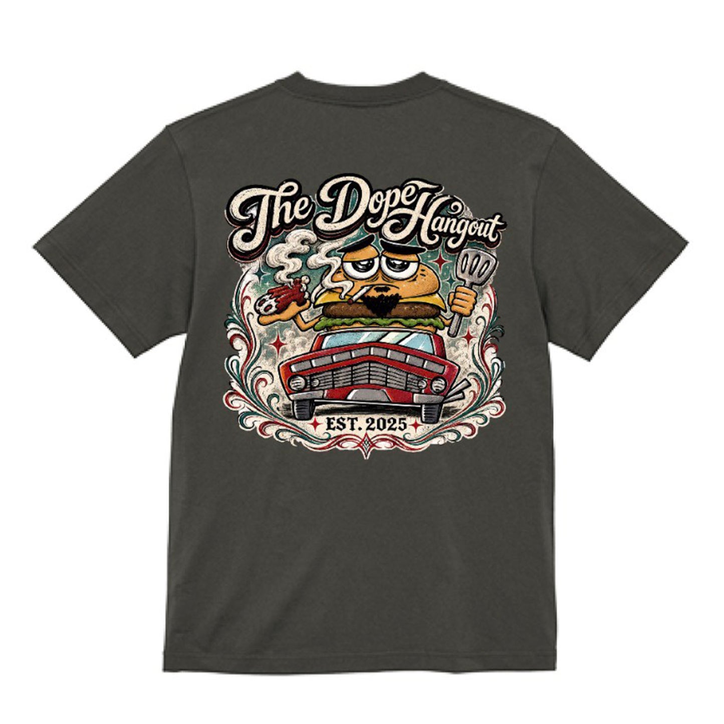 The Dope Hangout "GOOD TIMES" Tee "ヘイジーブラック"