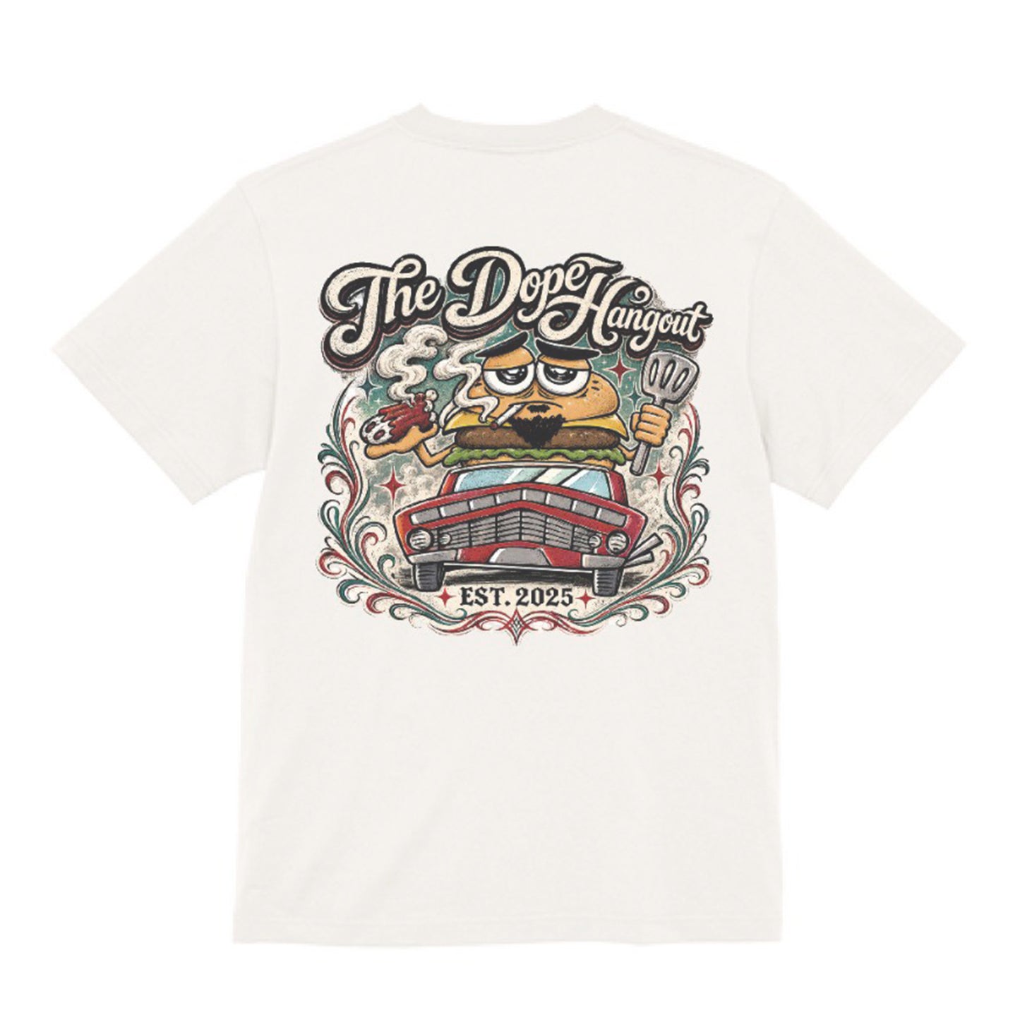 The Dope Hangout "GOOD TIMES" Tee "ヴィンテージホワイト"